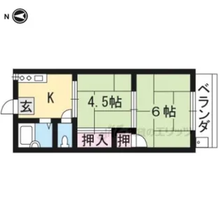 セントラル修学院【202号室】の間取り