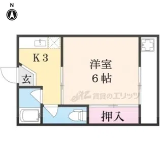 ハイツグリーン【201号室】の間取り