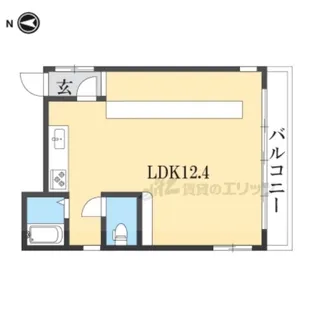 シャトード田中【3-A号室】の間取り