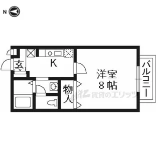 CASA・DE・FLOR【2階】の間取り