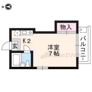 サンローズ【401号室】の間取り