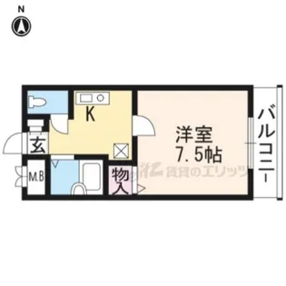 メゾン・ド・プレパント【2階】の間取り