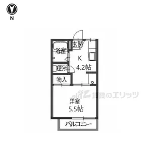 フレグランス竹田?【203号室】の間取り