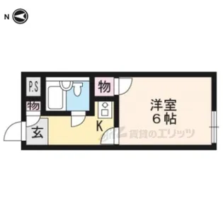 カーサヤギ【102号室】の間取り