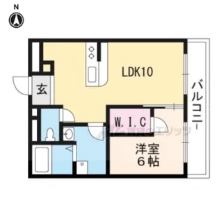 リバティハイツ【401号室】の間取り