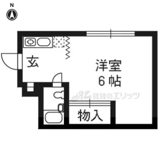 ハイツチェス【203号室】の間取り