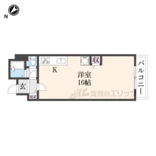 イルソーレ京都西大路【404号室】の間取り