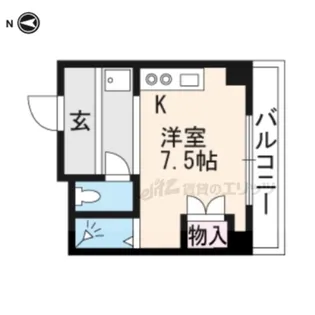 エスポワール里西【4階】の間取り