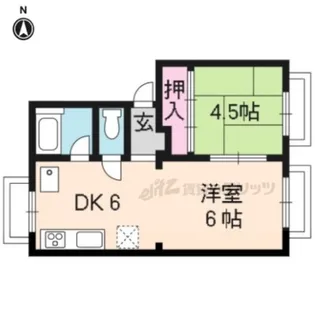 メゾン桜木【101号室】の間取り