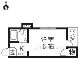 フリューゲル【205号室】の間取り