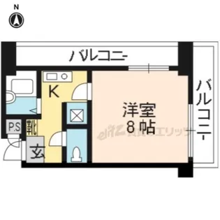 上桂J&I【401号室】の間取り