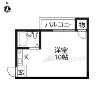 グレースフリー上野【101号室】の間取り