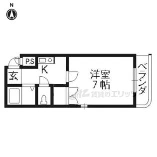 エクセレント十条【202号室】の間取り
