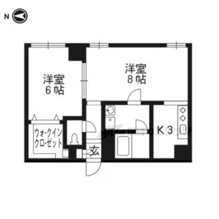 林ビル【310号室】の間取り