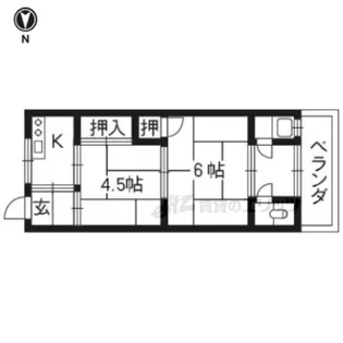 宮本ハイツ【202号室】の間取り
