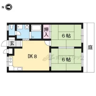 サードニックス宇田【101号室】の間取り