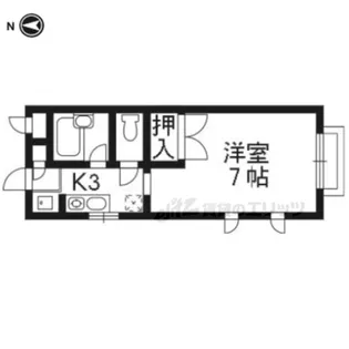 ヴェルドミール桂【2階】の間取り