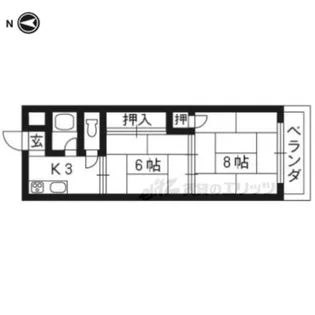 福御マンション【302号室】の間取り