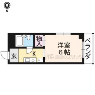 トワール高野【405号室】の間取り