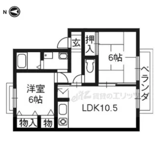 コンフォレスト【103号室】の間取り