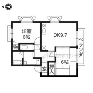 コンフォレスト【201号室】の間取り