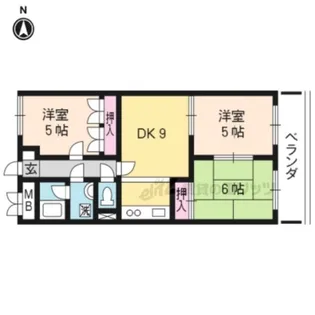 カーサフジキ【106号室】の間取り
