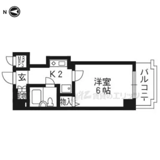 ホーユウコンフォルト京都伏見【403号室】の間取り
