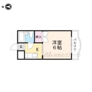 ルナール東野【202号室】の間取り