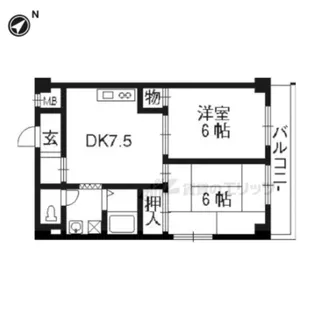 ハイツ平和?【301号室】の間取り