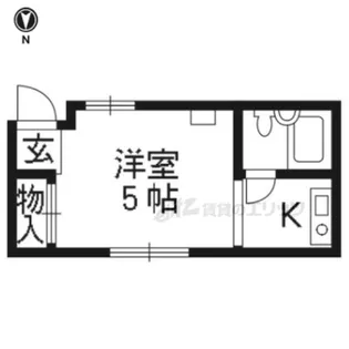 喜多源第2マンション【2階】の間取り