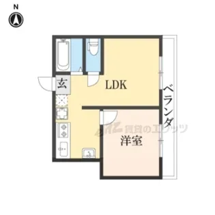 ペガサスハイツ【401号室】の間取り