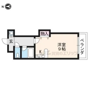 ロイヤルビーブル【208号室】の間取り