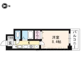 CA.プレザントヒル【802号室】の間取り