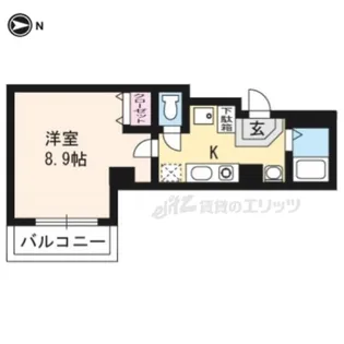 CA.プレザントヒル【703号室】の間取り