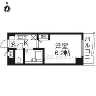 サンクチュアリ【205号室】の間取り