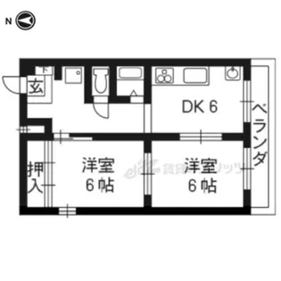 アラミス【3階】の間取り