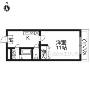 第6田原ハイム【1階】の間取り