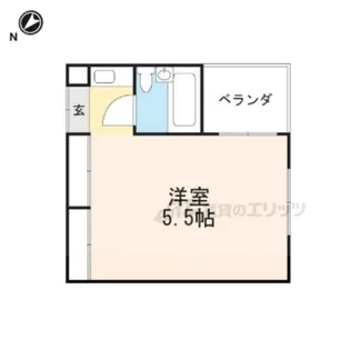 ボックス七条【305号室】の間取り