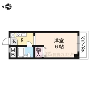ハイツコワフュール【3階】の間取り