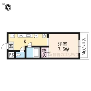 コープ松尾3【402号室】の間取り