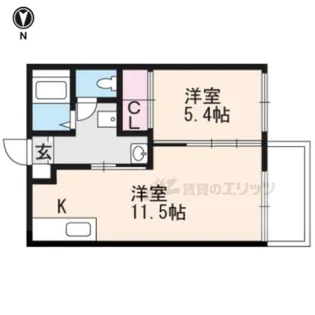 パークハウス21【201号室】の間取り