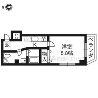 ルーミネス芦谷二番館【3階】の間取り