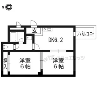 ハウスS&Y【2階】の間取り