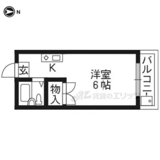 コーポラス光明【205号室】の間取り