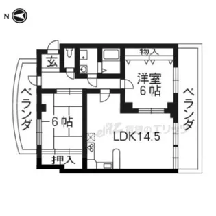 マンションウィステアリア【302号室】の間取り
