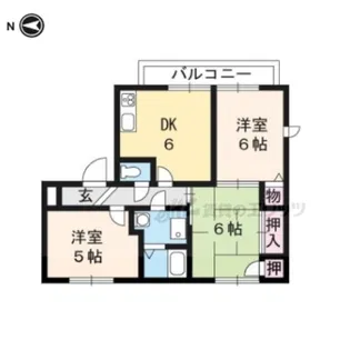 ラフィーネ北山【207号室】の間取り
