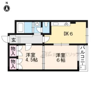 レジデンス浄土寺409号【409号室】の間取り