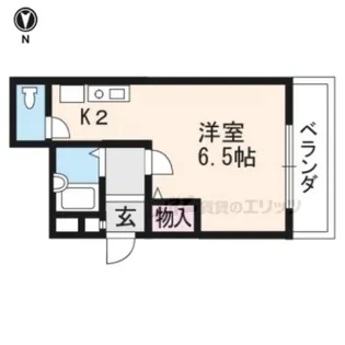 しきさい・M【305号室】の間取り