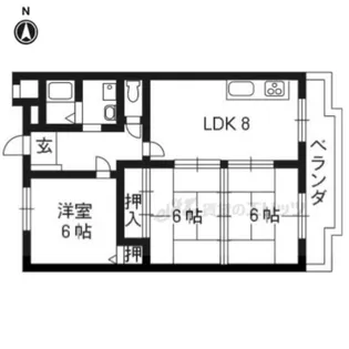ファーム・エイト【302号室】の間取り