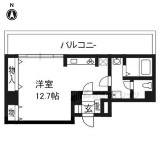 e.ze.御所南【503号室】の間取り